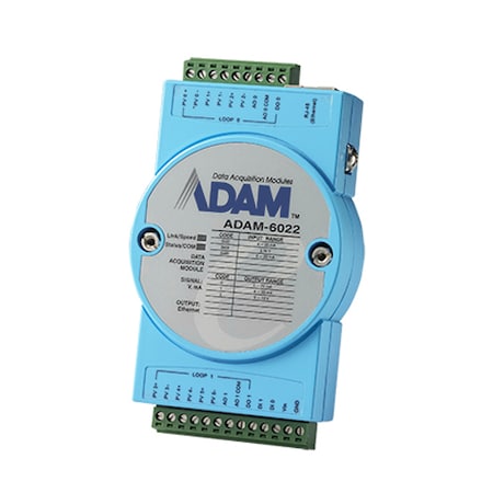 Advantech Ethernet-Based Dual-Loop Pid Controller ADAM-6022-A1E